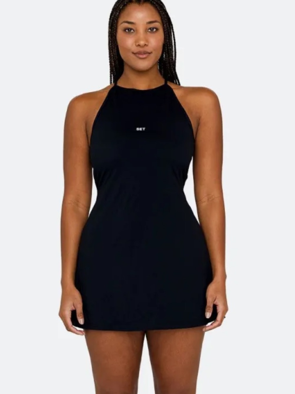 SET Active Black Sport Body Dress Small
